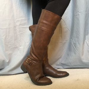 Brand New Forever 21 Brown Leather Riding Boots